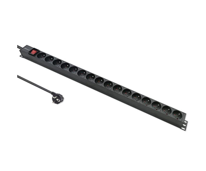 Listwa zasilająca Qoltec Aluminiowa Listwa zasilająca PDU do RACK 16A 16xFR Pionowa